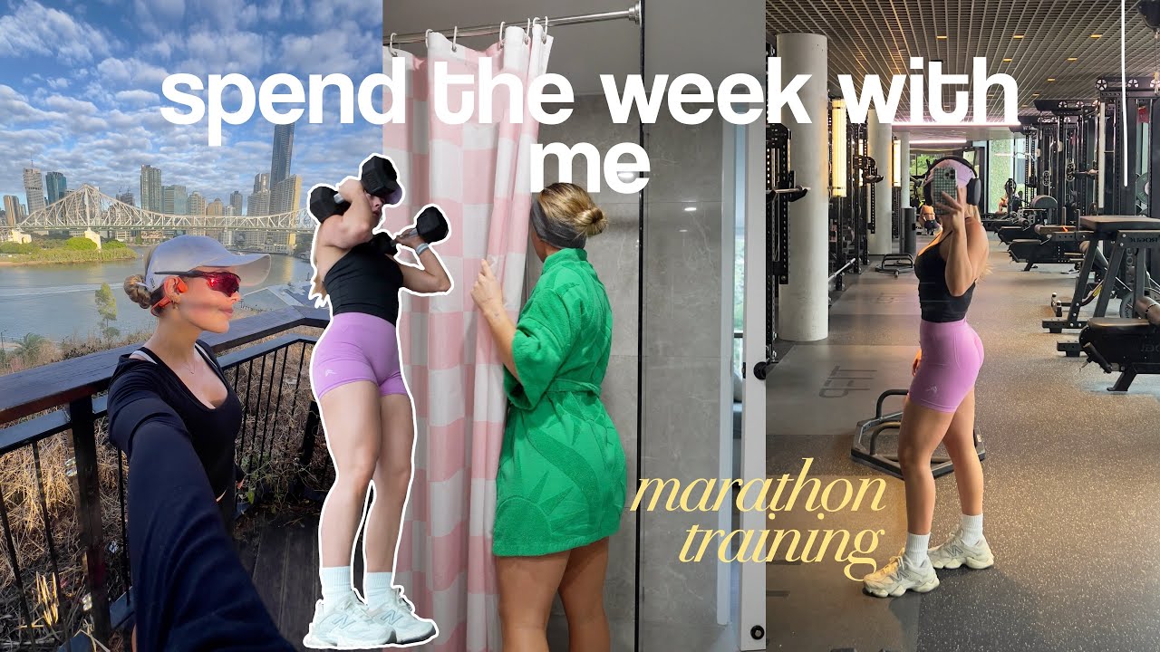 spend the week with me!! 🫶🏻 that full moon was crazy 🫠 marathon training, skin care faves & unboxing