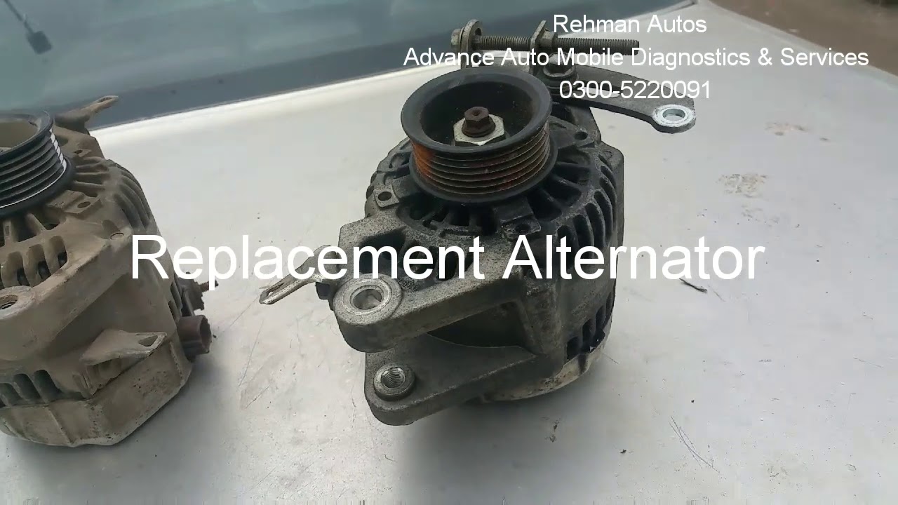 Toyota 1kr alternator diagnostic and replacement YouTube
