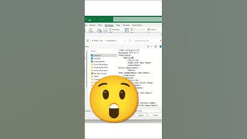 Excel XML Import-Export in 60 Secs! Beginners & Students #shorts #ytshorts #datascience #trending