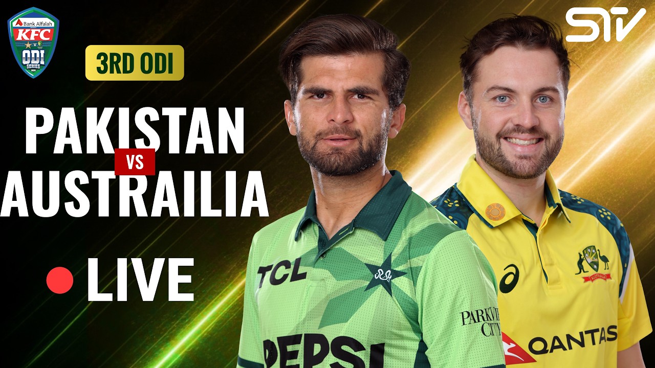 Live | Pakistan vs Australia | Match 03 | ODI Series 2026 | PCB | M9J1H
