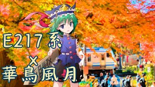 【鉄道PV】E217系×東方ボーカル〜華鳥風月〜