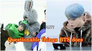 Questionable things BTS (방탄소년단) does