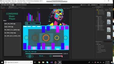 Elegant Unity Music Player with Equalizer(Source Code)  | Unity