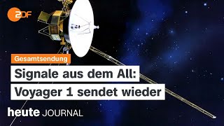 heute journal 23.04.24 AfD Spionagevorwürfe, Voyager 1 sendet wieder Signale, Wahlgesetz (english)