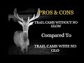 Trail cameras  pros & cons without no glow compared to trail cams with no glow