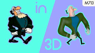 dr livesey walking in 3D | доктор ливси идет в 3D