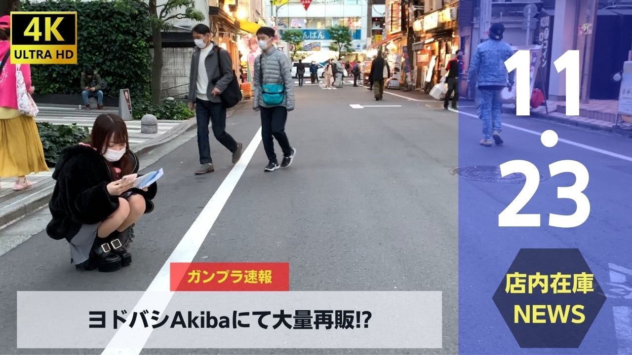 ガンプラ探索していたらヨドバシ秋葉原で大量再販に遭遇 Youtube