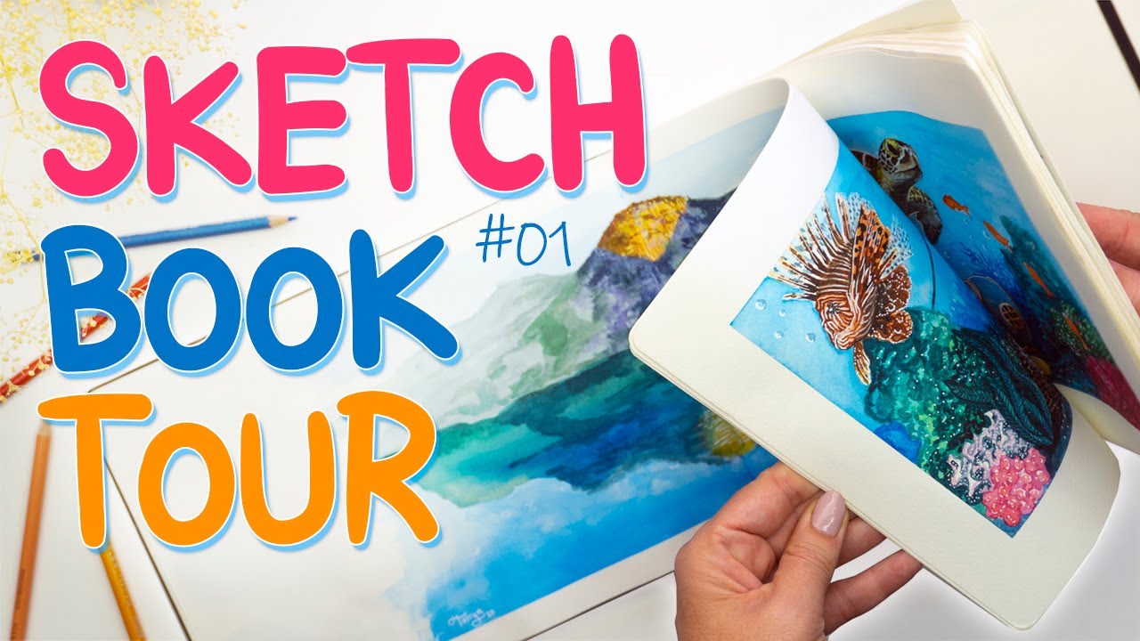 Sketchbook tour ❇️ Flipping through my SKETCHBOOK Honest Reactions
