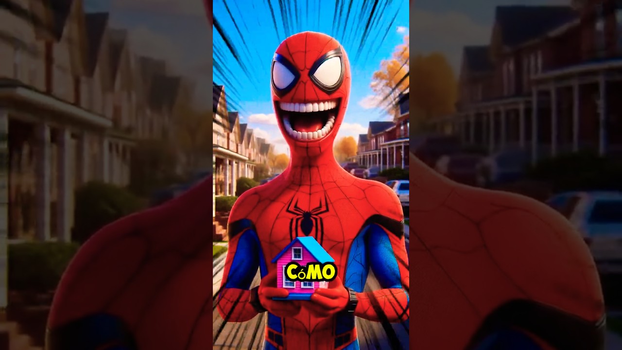 ¡SPIDERMAN QUIERE VER LAS CASAS DE LAS CHICAS ❤️😂😱!