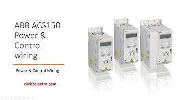 ABB ACS150 Drive Wiring in English