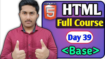 Base tag In HTML 5 Tutorial In Hindi | Base tag Use in html