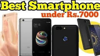 TOP10 best smartphone under 7000 in India