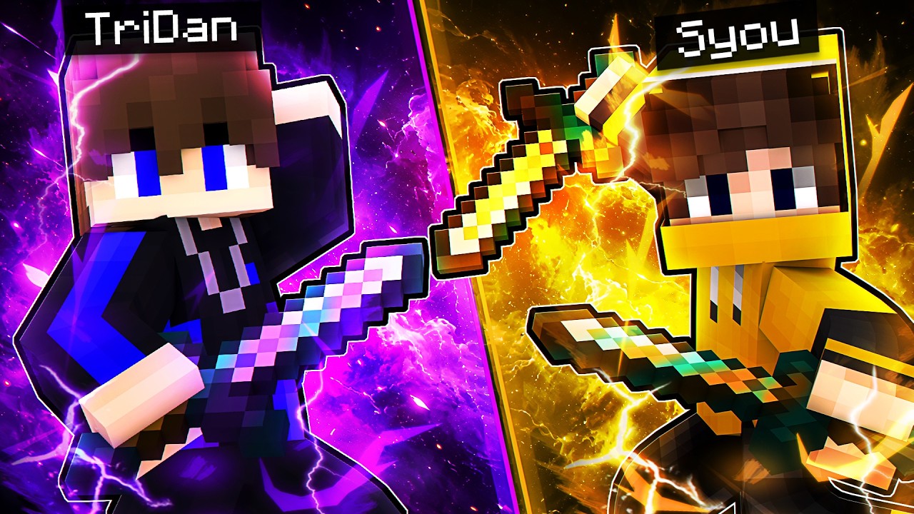 TRIDAN vs SYOU⚔️WER VERLIERT sein 1.HERZ? (MINECRAFT HELDEN 3)