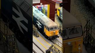 🚆 O Gauge Class 56 Pulls out of the Depot #modeltrains #railway #shorts