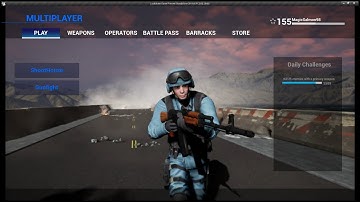 Unreal Engine 4 - Modern Warfare 2019 Multiplayer Menu - Early Prototype