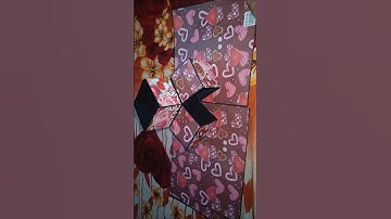 Triple popup cube card 💖 How to make a triple popup cube card, tutorial has been uploaded 💖  #shorts