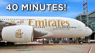 The World's Shortest A380 Flight