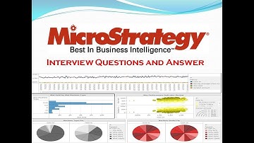 MicroStrategy Interview Questions and Answers