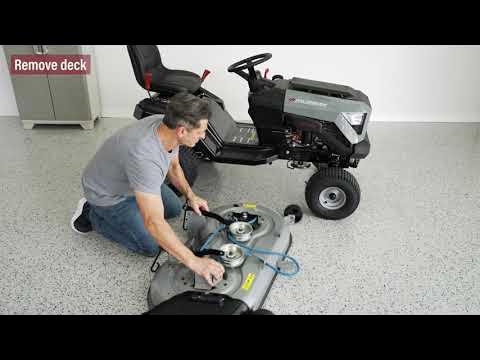 How to Remove the Cutting Deck on the Murray® MT100 or MT200 Lawn