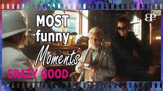 Crowley and Aziraphale | Most Funny Moments | GOOD OMENS video edit | Crazy Good