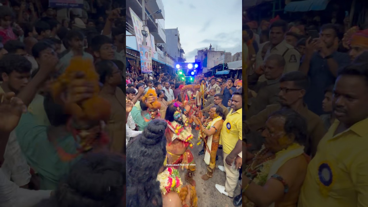 Oldcity bonalu at potharaju mass dance 🔥