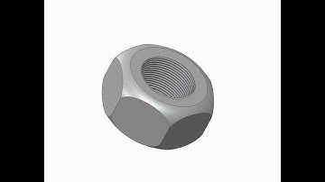 E1 PTC CREO Parametric 3.0 - Basic Modeling 1 Tutorial,revolve command,nut making(1)