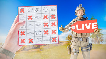 LIVE - WARZONE BINGO With Prizes