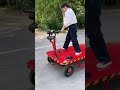 Incredible Electric Flatbed Carrier with Dump Function! Fast, Powerful #shortvideo #viralvideo