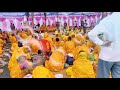 Diksha ceremony at varsana by HH Loknath Swami Maharaj