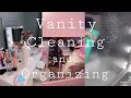 Vanity cleaning and organizing   tiktok compilation 