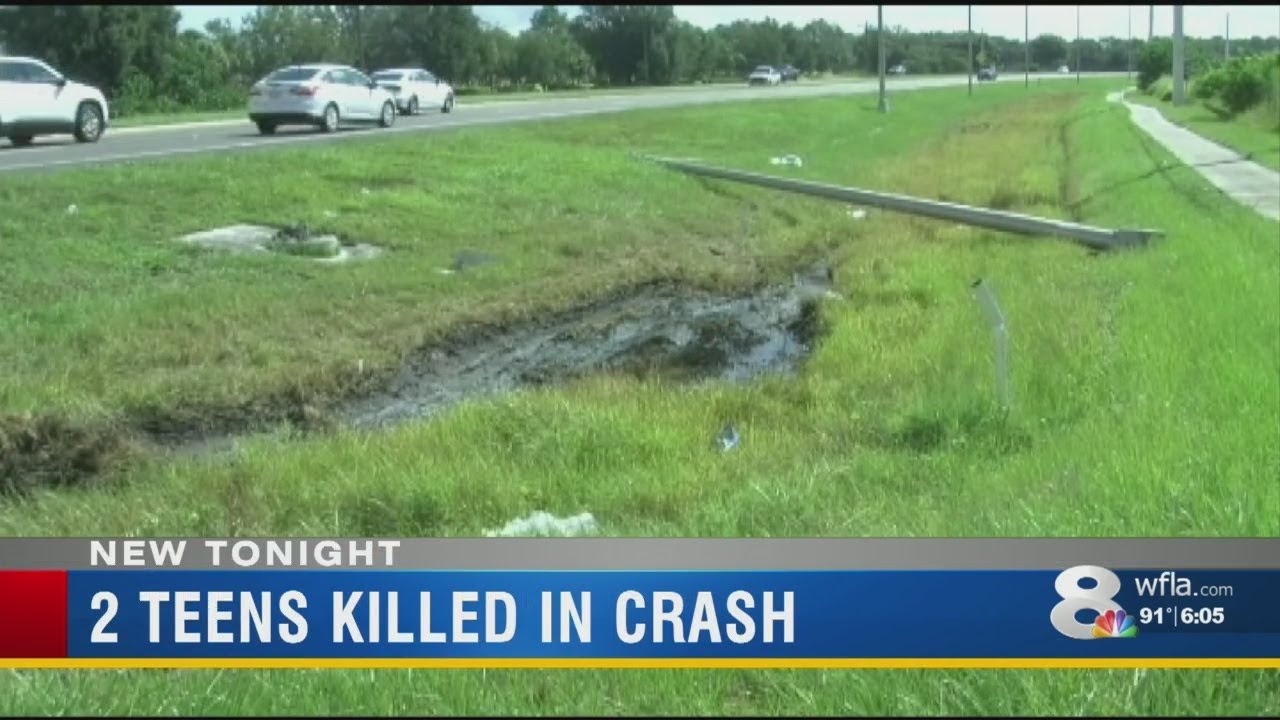 2 teens killed in Manatee Co. crash - YouTube