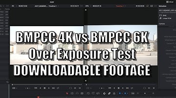 BMPCC 6K vs BMPCC 4K Highlight Recovery