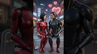 Can AI Robots Feel True Love? 🤖❤️ Tag Your Love! #shorts #scifi #romance