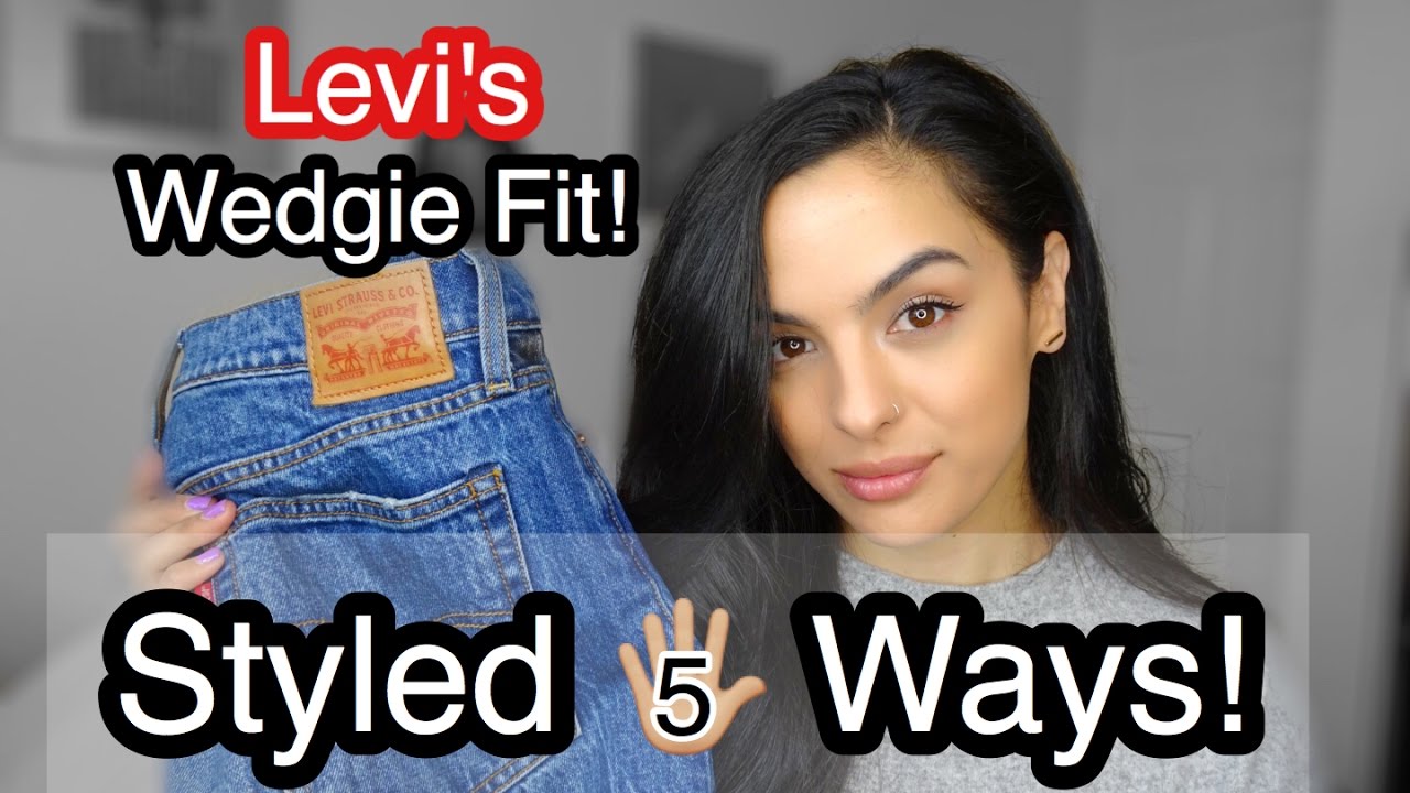 levi's wedgie icon fit straight jeans in higher love