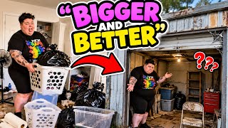 Dani cleaning out apt. For a “NEW AND BETTER GARAGE!! #danijacobson