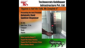 Technocrats Automatic Hand Sanitizer Dispenser.