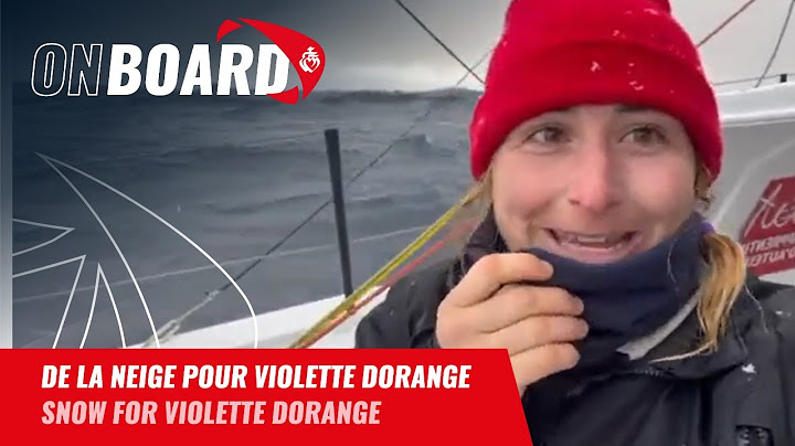 De la neige pour Violette Dorange | Vendée Globe 2024