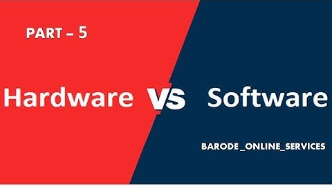 सॉफ्टवेयर और हार्डवेयर | Computer Software and Hardware Explain in Hindi | Computer Education Part-5