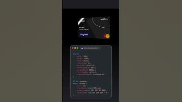 Credit Card Animation using | HTML/CSS/JAVASCRIPT