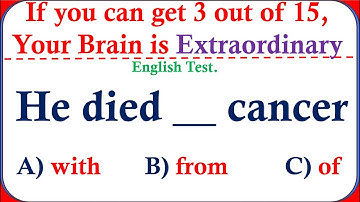 If you can get 3 out 15, your brain is extraordinary #quiz