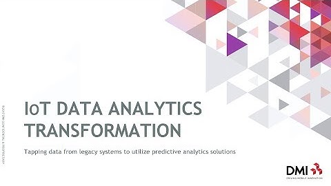 IoT Data Analytics Transformation