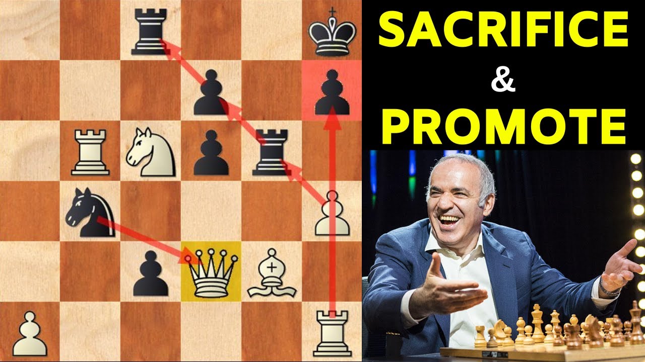 Kasparov is a BEAST with his bishops 