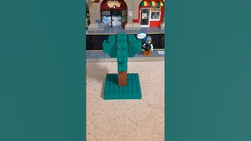 LEGO Minecraft. Quick tree build tutorial.