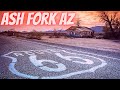 Ash Fork Arizona - Historic US HWY 66 Aerial Views