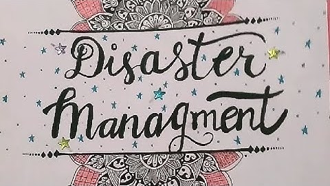 Disaster Management Project decoration ideas #class 9