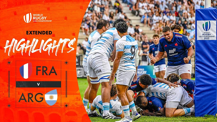 Semi-finals SECURED ✅ | France v Argentina | World Rugby U20 Championship | Extended Highlights