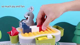 How to use the mini building block table to improve creativity and hands-on ability
