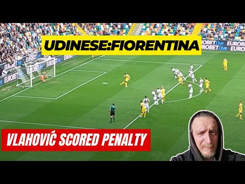 Udinese:Fiorentina 0:1 Vlahović penalty