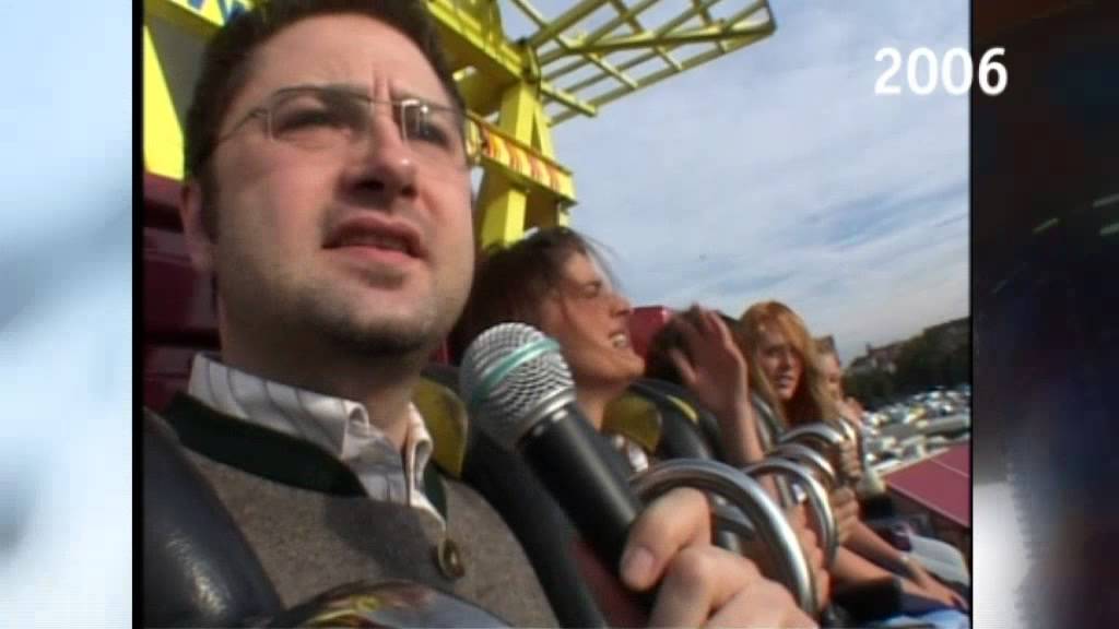 Oktoberfest Classics: Marion und Alex 2006 im Freefall-Test auf der Wiesn
