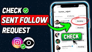 How To See Sent Follow Requests On Instagram 2024 | How To See Sent Follow Requests On Instagram